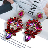Caroline Sparkly Crystal Dangle Drop Earrings