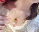 Gioia Pearl Turquoise Charm Jewelry Set