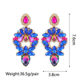 Caroline Sparkly Crystal Dangle Drop Earrings