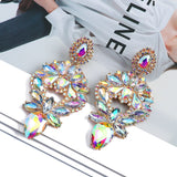 Caroline Sparkly Crystal Dangle Drop Earrings