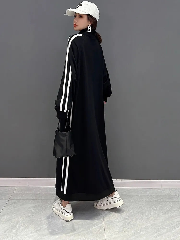 Marble Turtleneck Dress