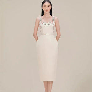 Runway Spaghetti Strap Bodycon Dress