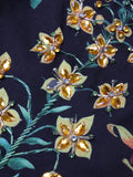 Sophia Vintage Print Floral Dress