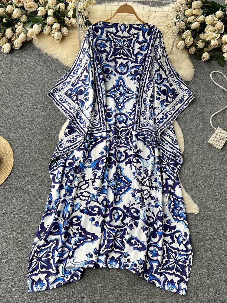 Monique Porcelain Maxi Dress