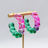 ROXY Acrylic Twist Hoop Earrings