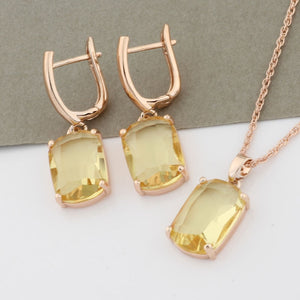 Juliet Earring And Pendant Set