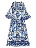 Hamaliel Maxi Print Dress