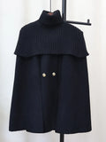 Women Shawl Double-sided Woolen Coat