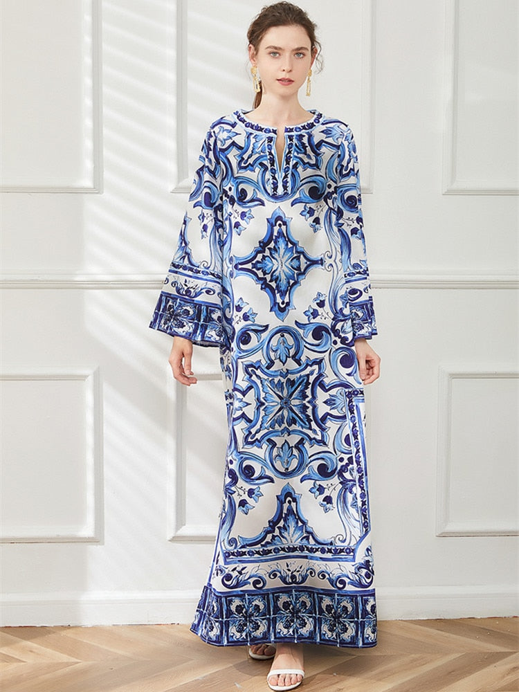 Hamaliel Maxi Print Dress