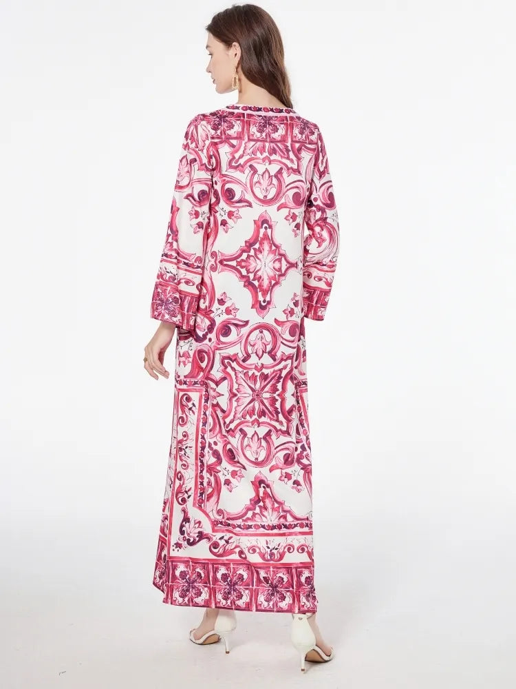 Hamaliel Maxi Print Dress