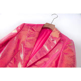 Iridescent Fuchsia 2 piece Short Suit Set