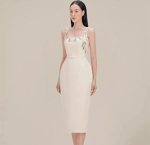 Runway Spaghetti Strap Bodycon Dress