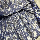 Victorine Spaghetti Strap Porcelain Print Summer Dress