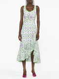 Ginevra Hollow Out Crochet Midi Dress