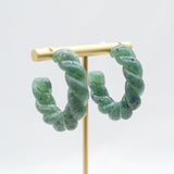 ROXY Acrylic Twist Hoop Earrings