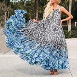 Raisa Casual Floral Print Bohemian Long Dress