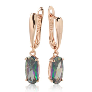 Stéphane Rainbow Zircon Drop Earring