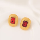 Ethiopian Red Stone Jewelry Set