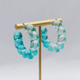 ROXY Acrylic Twist Hoop Earrings