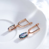 Stéphane Rainbow Zircon Drop Earring