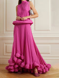 Elisa Ruffle Two Piece Set