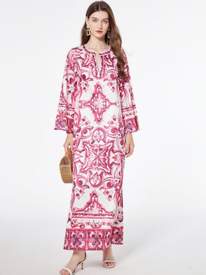 Hamaliel Maxi Print Dress