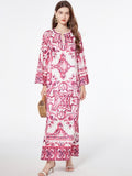 Hamaliel Maxi Print Dress