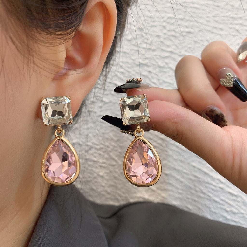 Cassie Rhinestone & Crystal Earrings