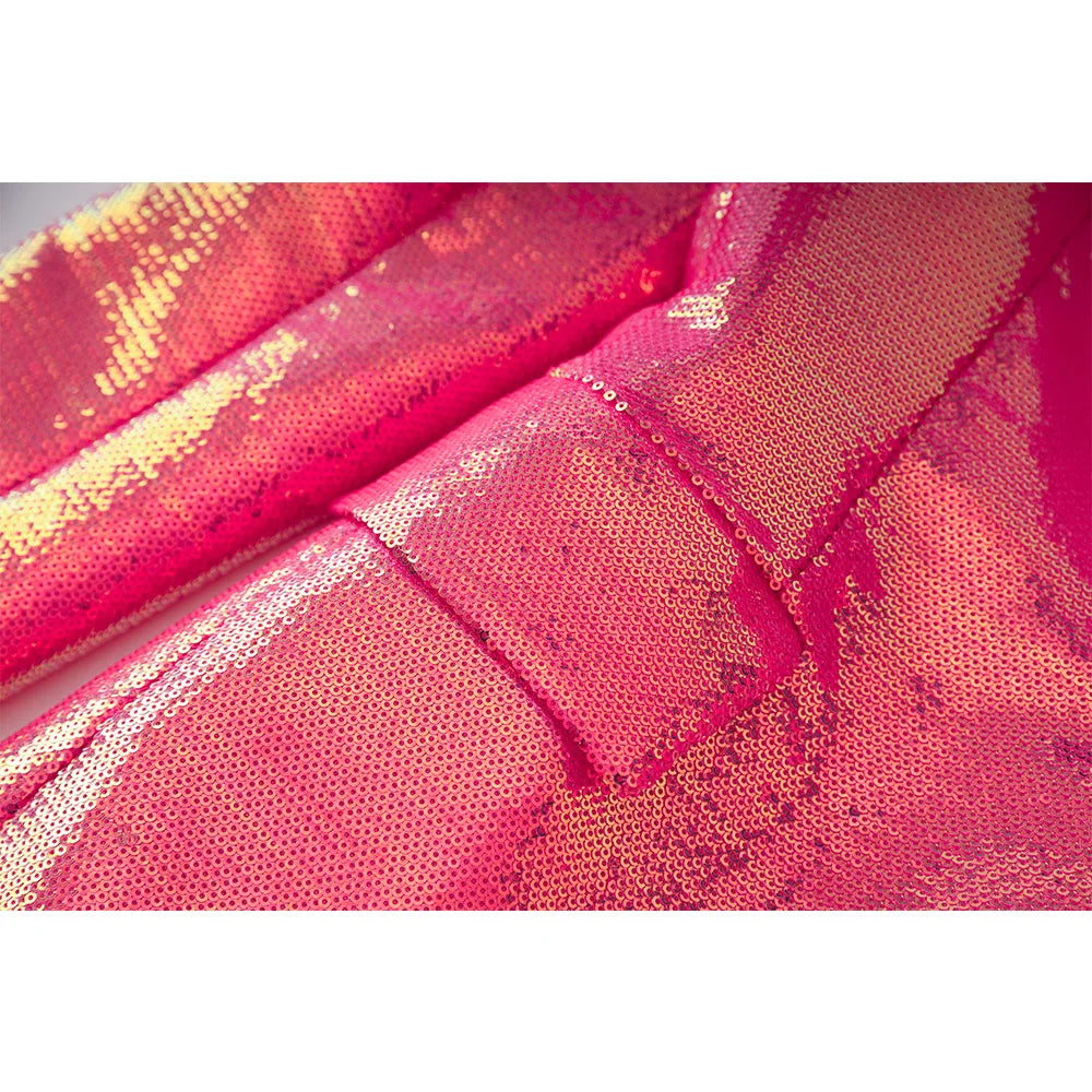 Iridescent Fuchsia 2 piece Short Suit Set
