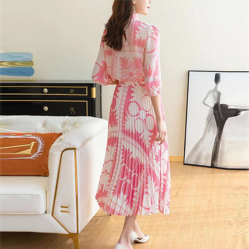 Aria Floral Printed 2 piece Dress