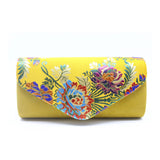 Camellia Vintage Flower Embroidered Bag