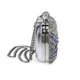 Women Clutch Party Luxury Blue Evening Bag Wedding Purse
