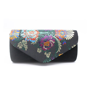 Camellia Vintage Flower Embroidered Bag