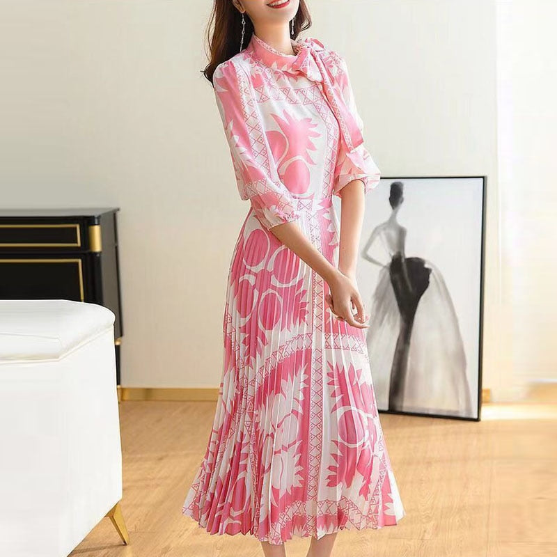 Aria Floral Printed 2 piece Dress