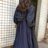 Gia Patchwork Pleated Trench Coat