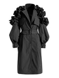 Renee Frill Trim Windbreaker Coat