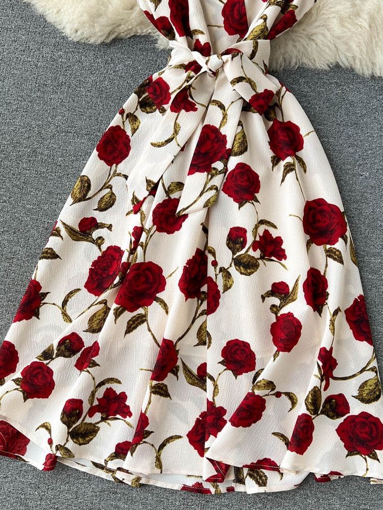 Sienna Rose Print Floral Dress