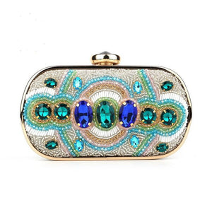 Flavia Beaded Clutch Bag