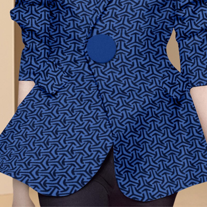 Emma Notched Single Button Long Sleeve Coat
