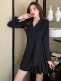 Luciana Bandage Waist Tie Dress