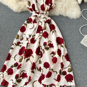 Sienna Rose Print Floral Dress