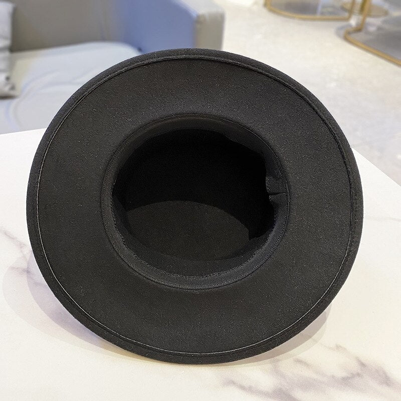 Francesca Wool Pearl Embroidered Hat