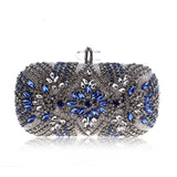 Women Clutch Party Luxury Blue Evening Bag Wedding Purse
