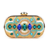 Flavia Beaded Clutch Bag