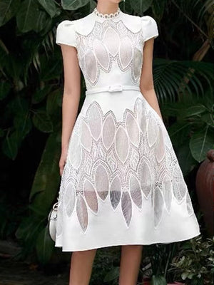 Mia Lace Embroidery Dress