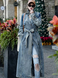 Denim Trench Coat