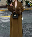 Vintage Wool Blend Trench Coat