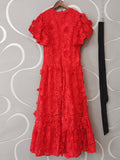 Lyana High Street Embroidery Flower Lace Party Dress