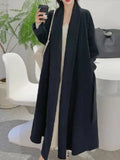 Double Sided Velvet Cloak Coat