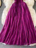 Rosa Ruffle Midi Dress